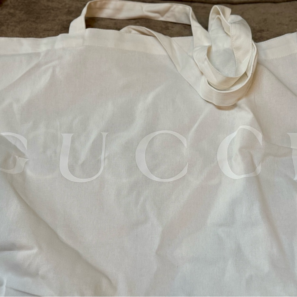 NEW! ❤️Gucci❤️ Cotton Tote - Picture 2 of 5